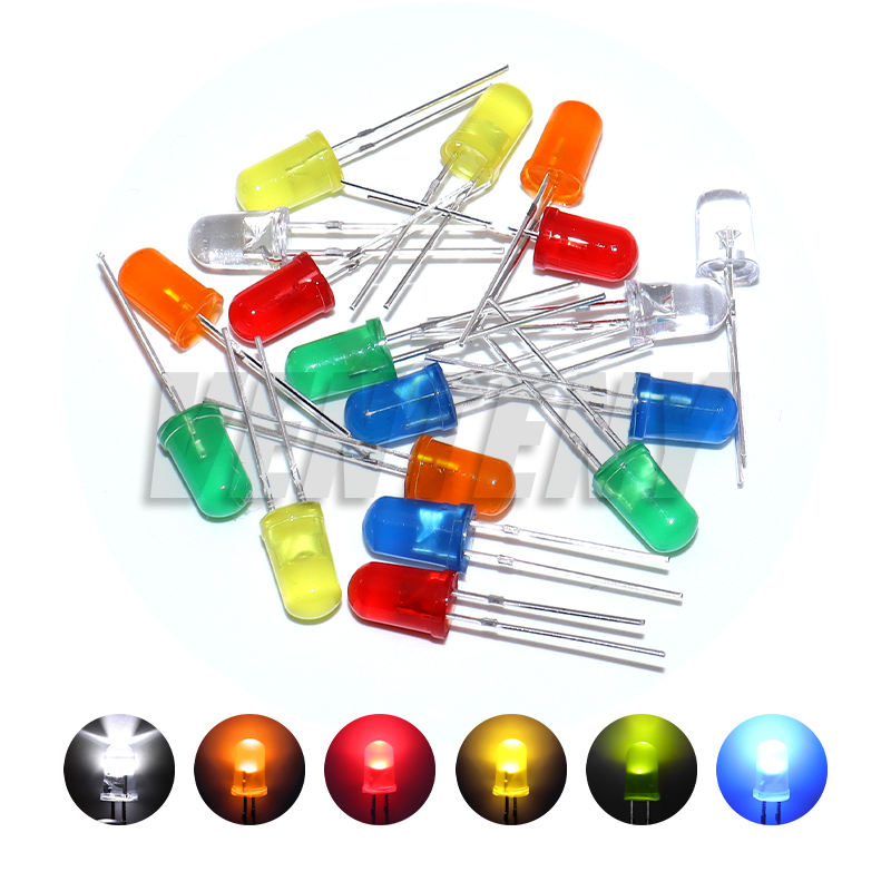Hobby Is Science - 5 mm diffuses LED-Dioden-Set, Lampe, Leuchtdiode,