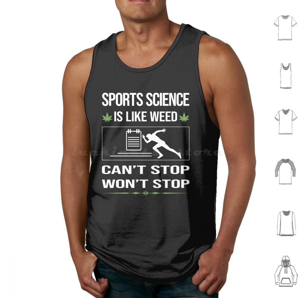 Hobby Is Science - Lustige „Can't Stop Sports Science“-Tanktops aus
