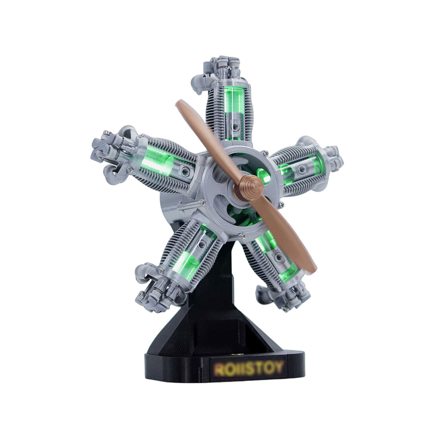 Hobby Is Science - 1:5 Maßstab 5-Zylinder 4-Takt Radialmotor-Modell 3D-Gedruckt
