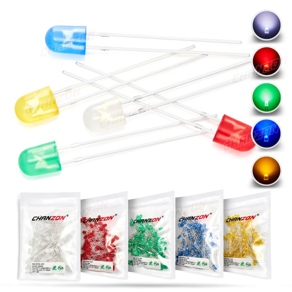 100 Stück 5 mm ovale LED-Diode – Hobby Is Science Bewertung und Preis