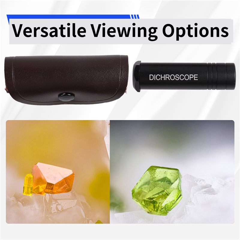 Edelstein-Kalzit-Dichroskop, T – Spectroscope Handheld Bewertung und Preis
