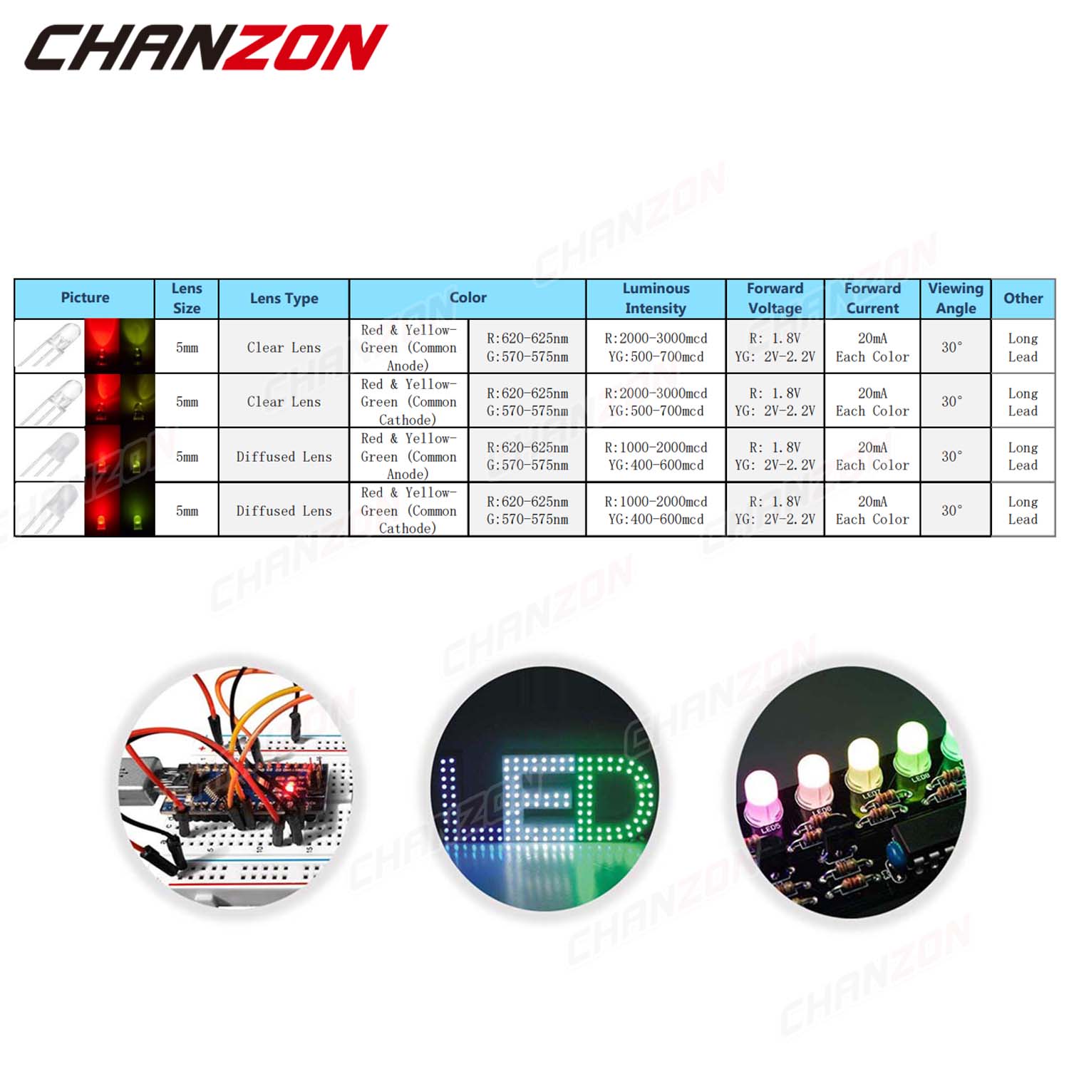 100 Stück 5 mm LED-Leuchtdiode – Hobby Is Science Bewertung und Preis